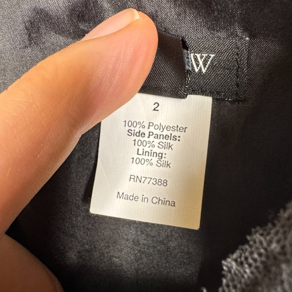 J Crew Dress Womens 2 Black Silk Lined Textured Tulle Shift Floral Romantic Goth - Picture 9 of 13